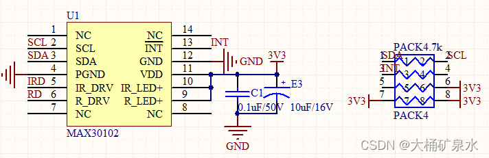 STM32+ MAX30102通过指尖测量心率+血氧饱和度,第2张