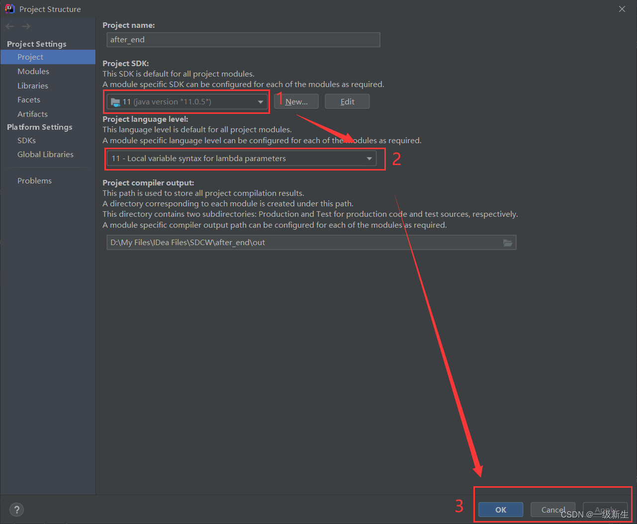 【记录Bug】IDEA提示“Error:java: 错误: 不支持发行版本 17”,在这里插入图片描述,第1张