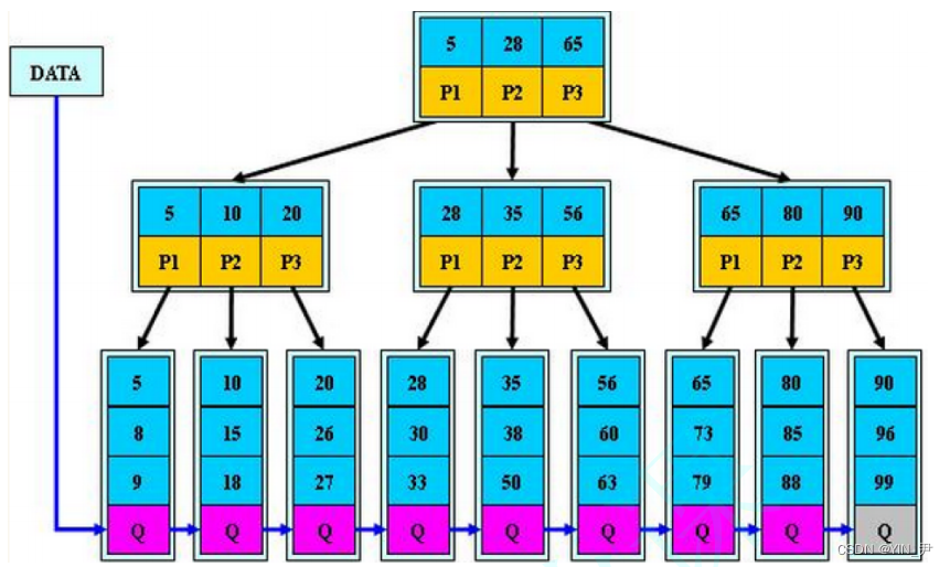 【高阶数据结构】B+树,在这里插入图片描述,第2张