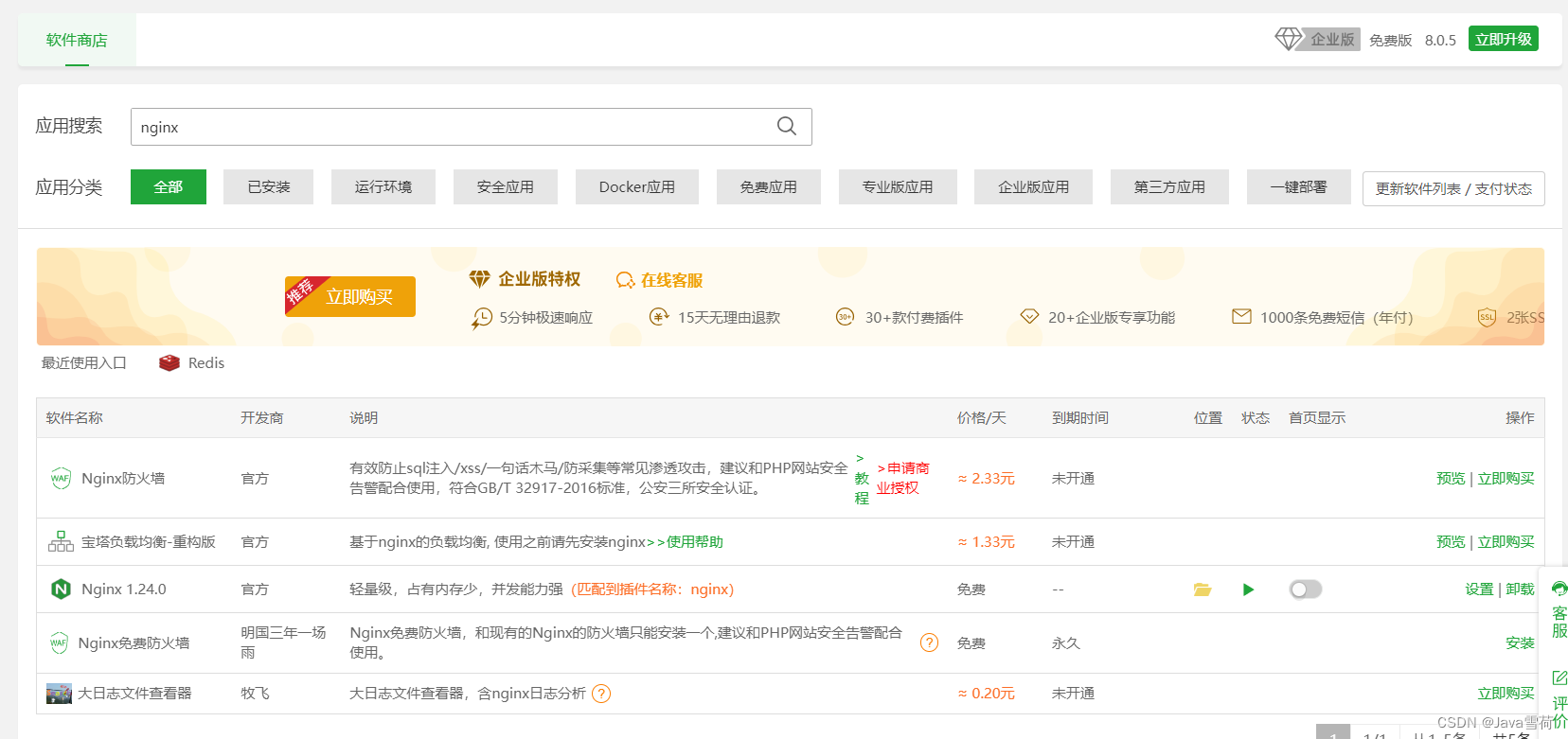 宝塔部署 Vue + Spring Boot + MySQL + Redis 项目保姆级教程,第9张