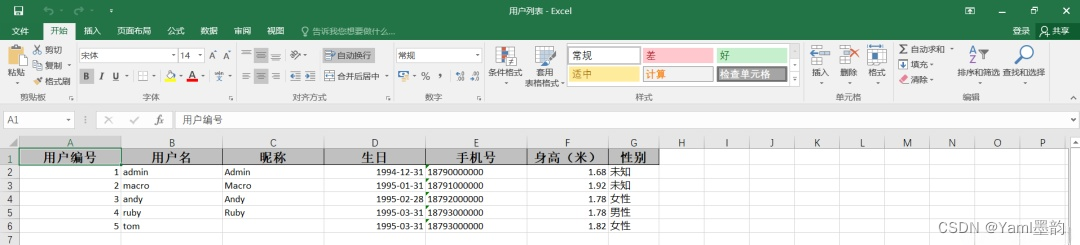 SpringBoot集成EasyExcel 3.x：高效实现Excel数据的优雅导入与导出,第2张