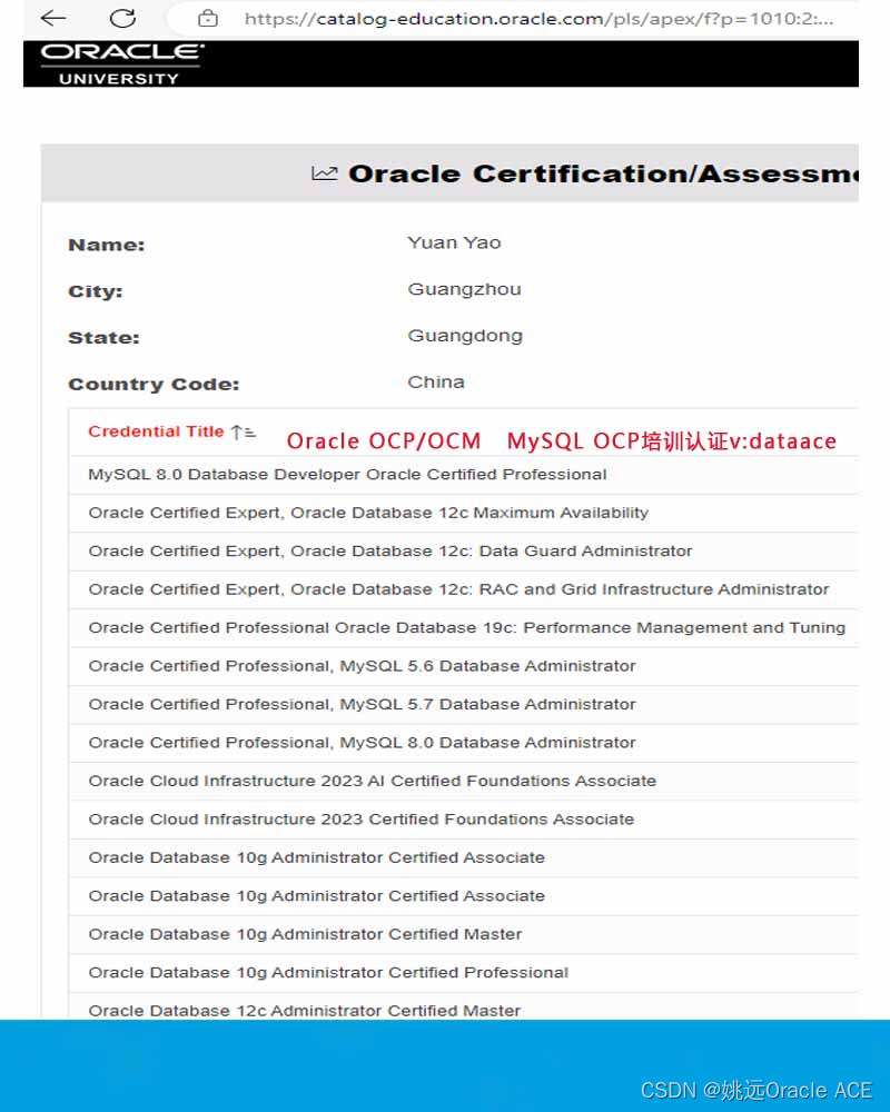 绝大部分人都不知道如何鉴定Oracle OCPOCM和MySQL OCP证书的真伪,在这里插入图片描述,第5张