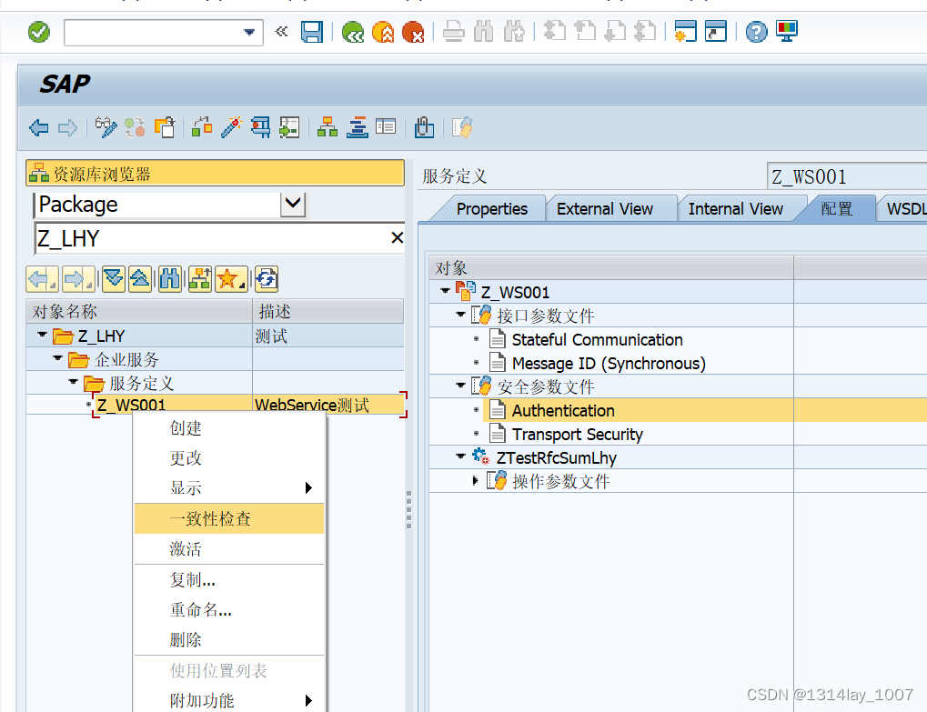 ABAP接口部分-Web Service提供者与消费者,在这里插入图片描述,第49张