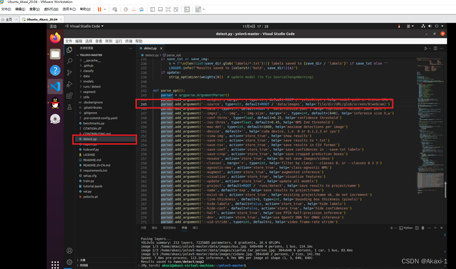 【基于Ubuntu下Yolov5的目标识别】保姆级教程 | 虚拟机安装 - Ubuntu安装 - 环境配置(AnacondaPytorchVscodeYolov5) |全过程图文by.Akaxi,第98张