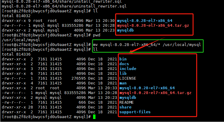 [Linux][CentOs][Mysql]基于Linux-CentOs7.9系统安装并配置开机自启Mysql-8.0.28数据库,第14张