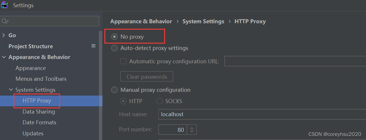 go包下载时报proxyconnect tcp: dial tcp 127.0.0.1:80: connectex错误的解决方案,第2张