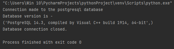 使用 Python 连接到 PostgreSQL 数据库,使用 Python 连接到 PostgreSQL 数据库,第4张