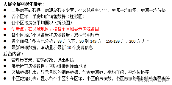 Python上海二手房源爬虫数据可视化分析大屏全屏系统,第1张