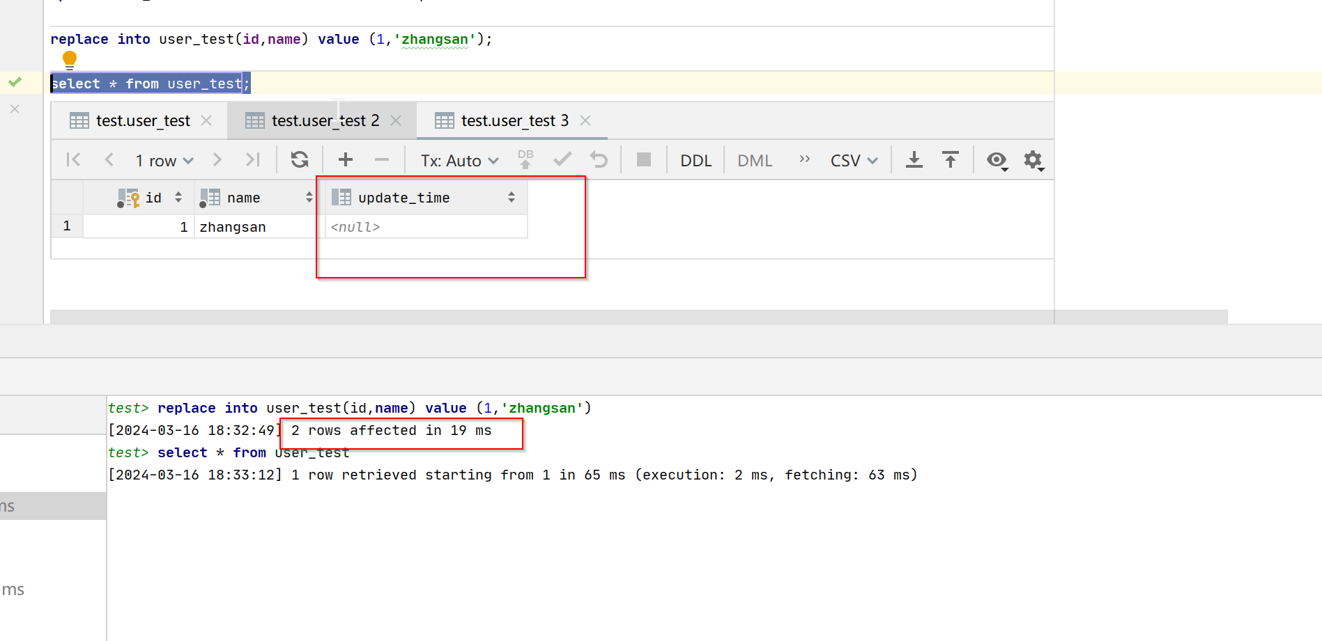 MySQL中replace into详解、批量更新、不存在插入存在则更新、replace into的坑,在这里插入图片描述,第2张