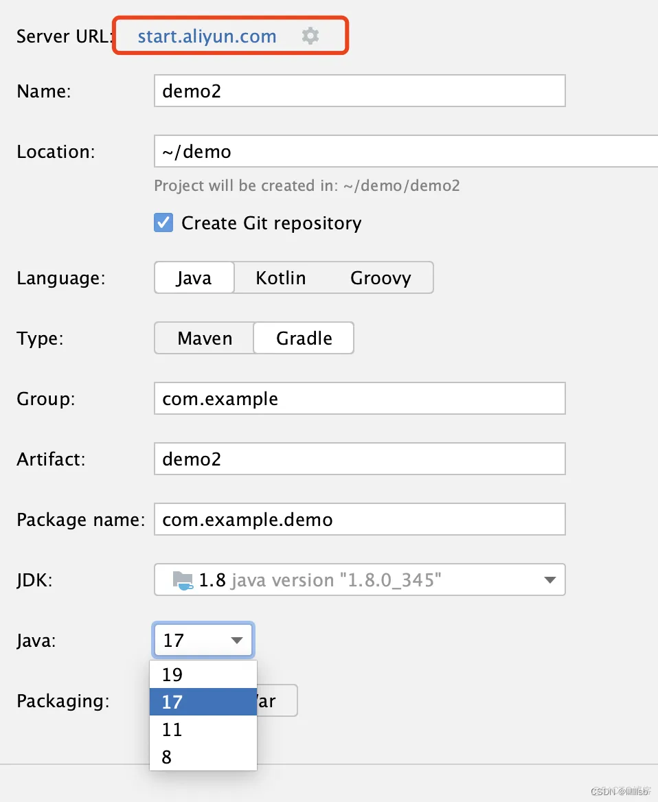 Idea Spring Initializr没有 Java 8选项解决办法,在这里插入图片描述,第4张