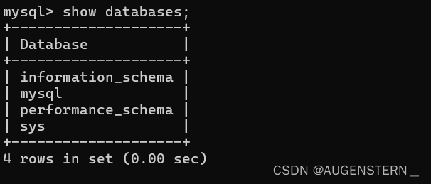 MySQL 之 数据库操作 及 表操作,第3张