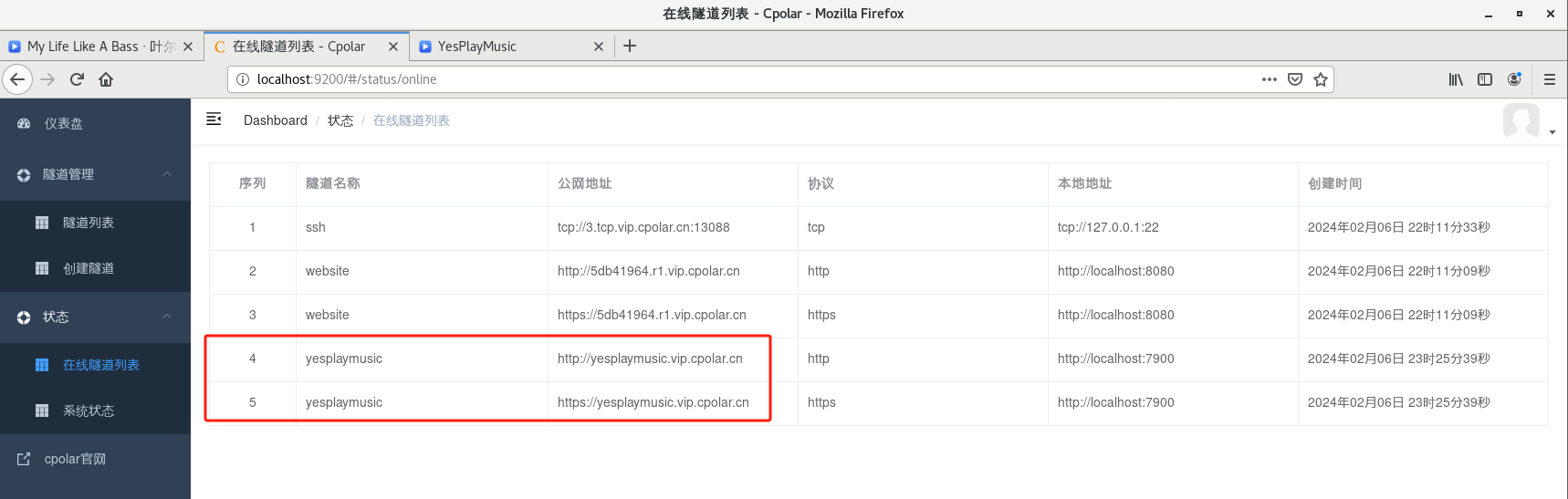 使用Docker搭建YesPlayMusic网易云音乐播放器并发布至公网访问,image-20240207152606441,第13张