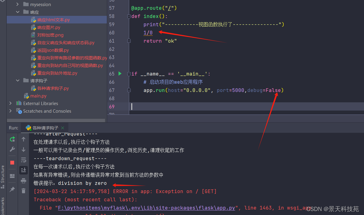 【python】flask请求钩子，主动抛出异常与异常捕获,在这里插入图片描述,第6张