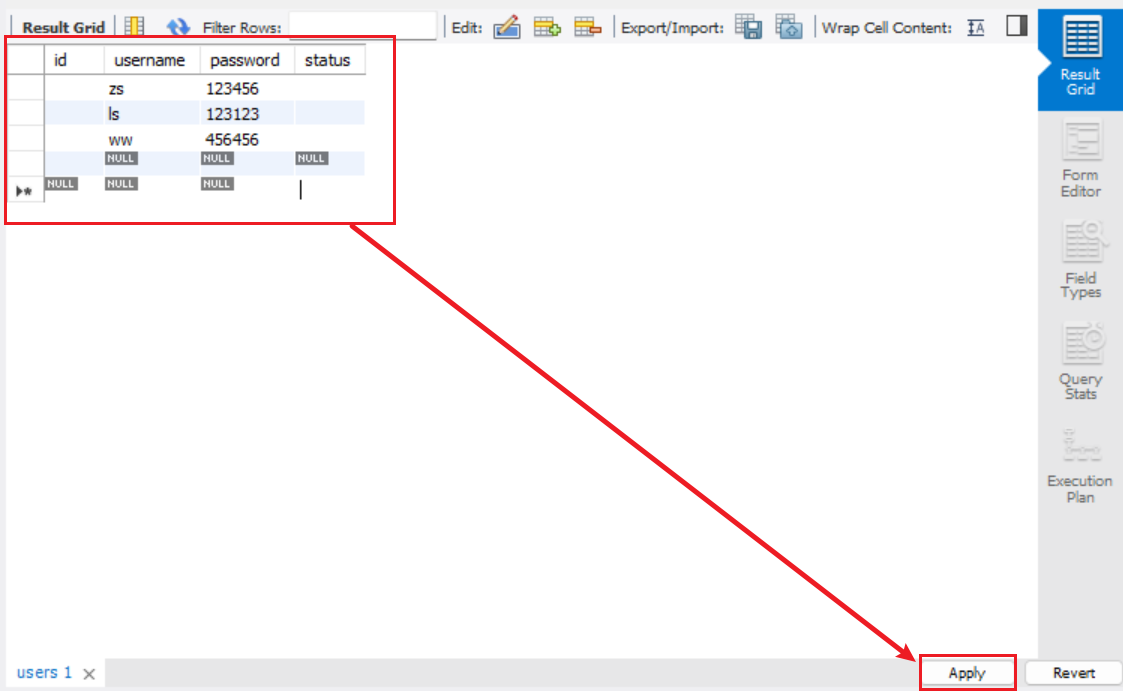 MySQL用法---MySQL Workbench创建数据库和表,第7张