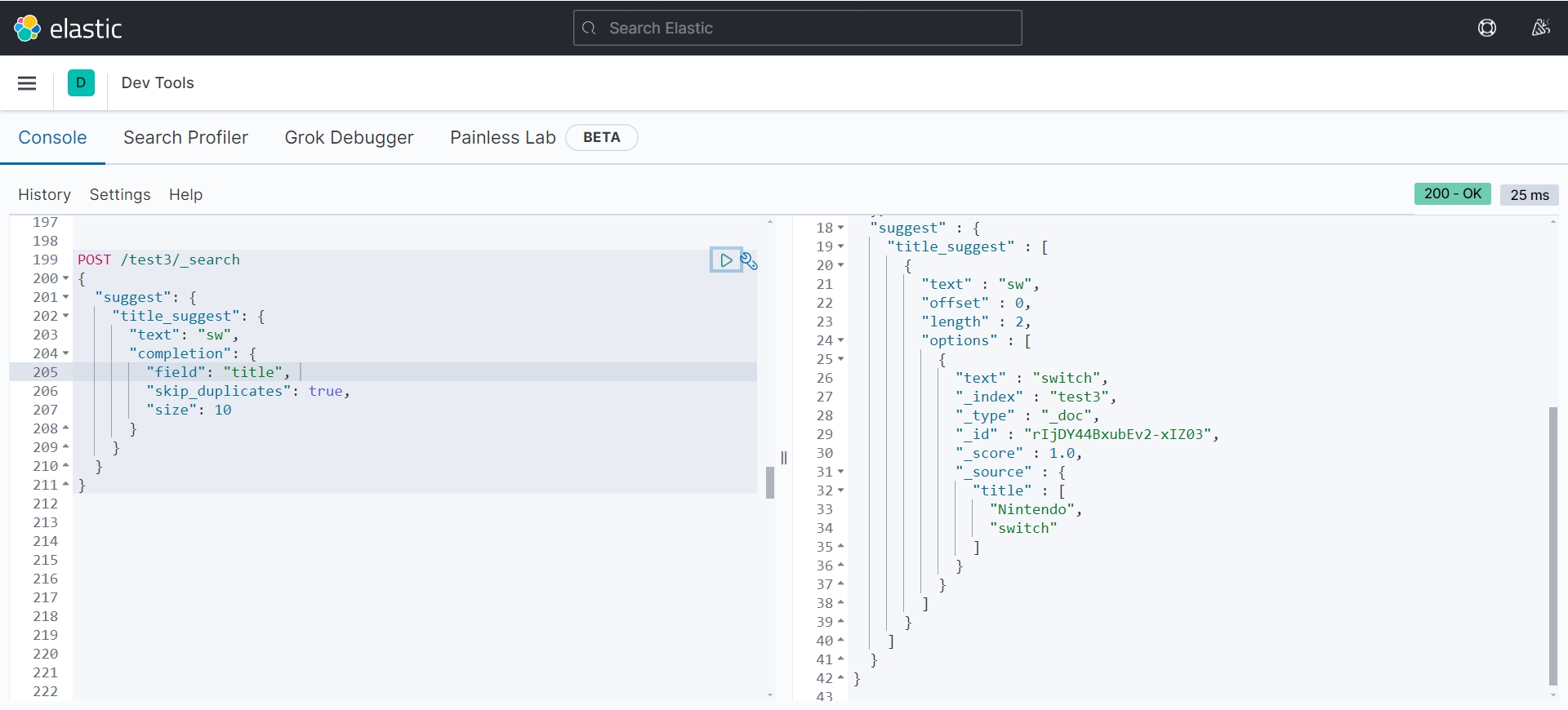 Spring Boot 整合分布式搜索引擎 Elastic Search 实现 自动补全功能,在这里插入图片描述,第5张