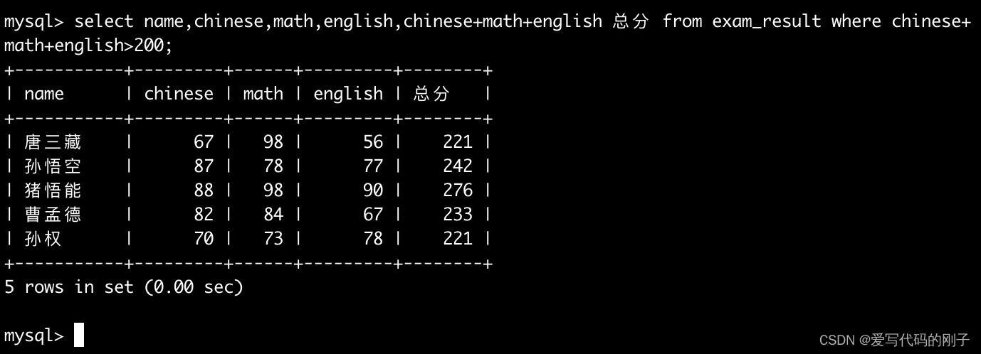 【MySQL】基本查询（1）,在这里插入图片描述,第25张