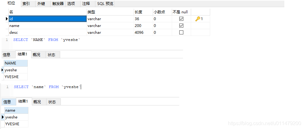 MySQL大小写敏感、MySQL设置字段大小写敏感,在这里插入图片描述,第4张