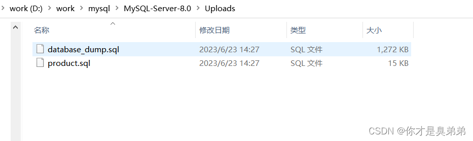 【MySQL】数据备份(导出数据导入数据),第5张