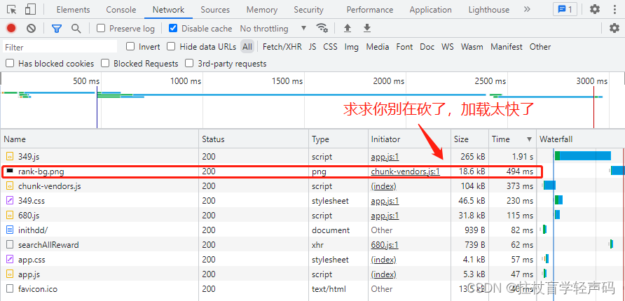 【vue加载16秒优化到2秒】Vue3加载慢的性能优化，打包后页面静态资源chunk-vendors文件过大加载慢响应慢,在这里插入图片描述,第5张