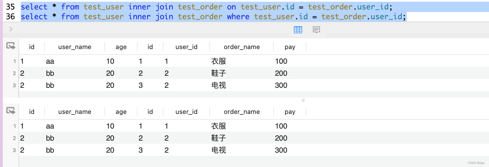 MSQL系列(十四) Mysql实战-SQL语句 left join inner join On和Where语句的区别,在这里插入图片描述,第2张