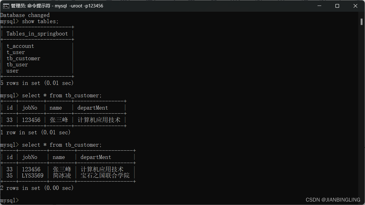 Spring Boot MySQL数据库的使用,第22张